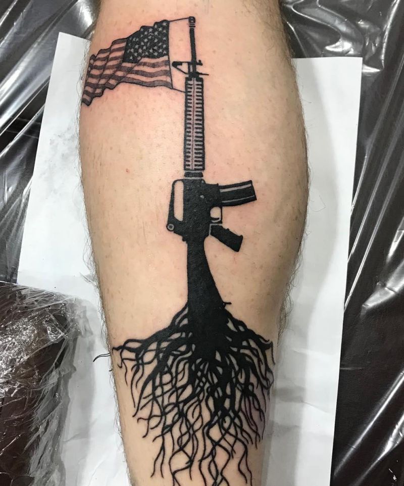 30 Pretty M16 Tattoos to Inspire You