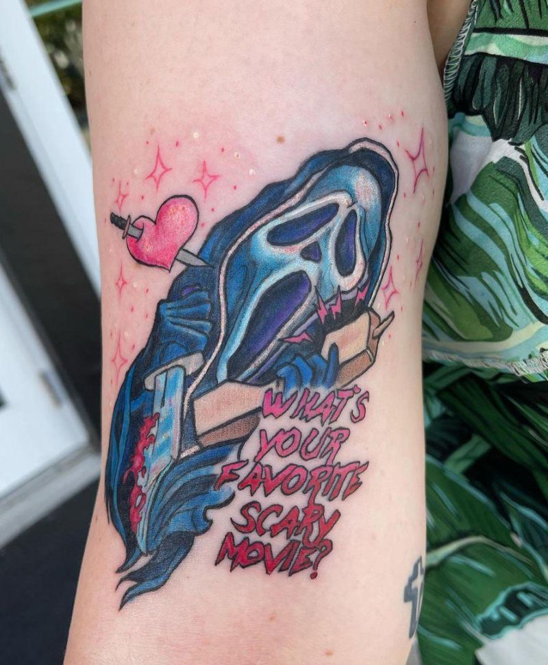 30 Pretty Scream Tattoos You Must Try