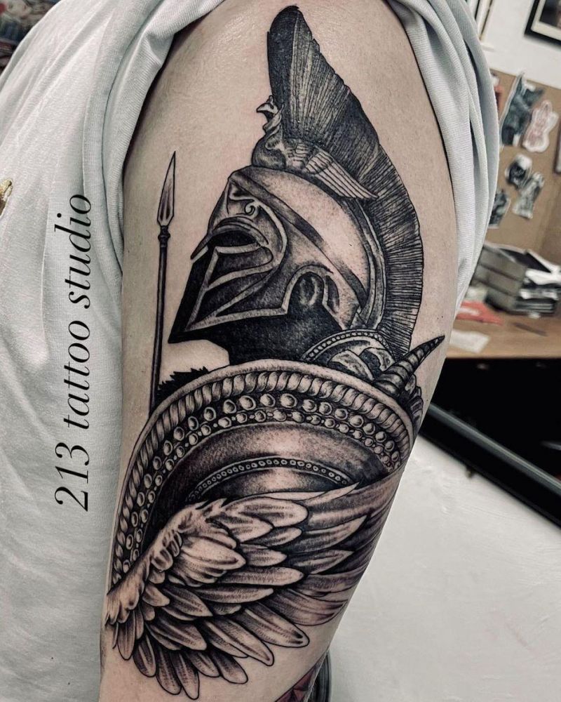 30 Great Spartan Tattoos You Can Copy