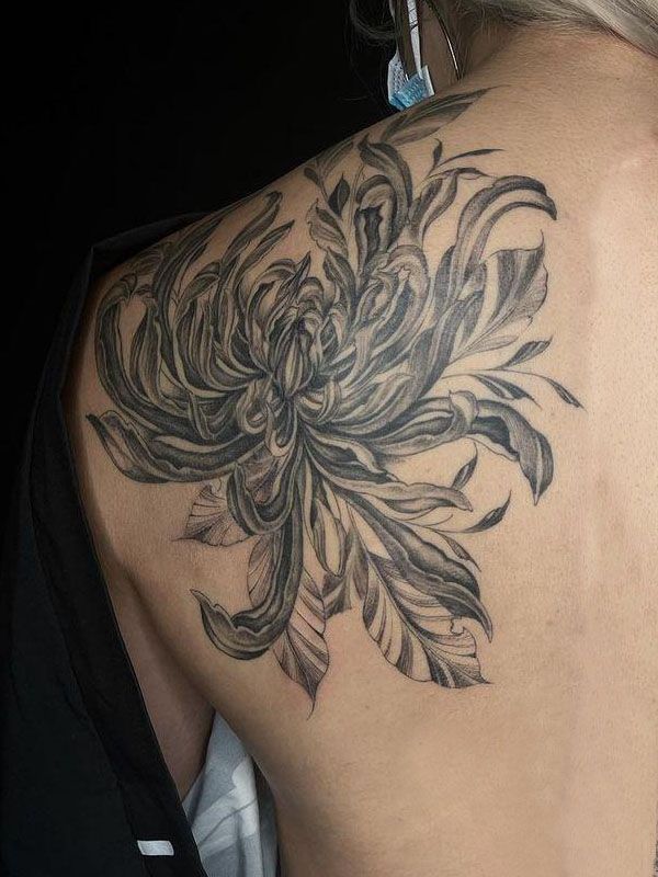 30 Pretty Chrysanthemum Tattoos Make You Charming