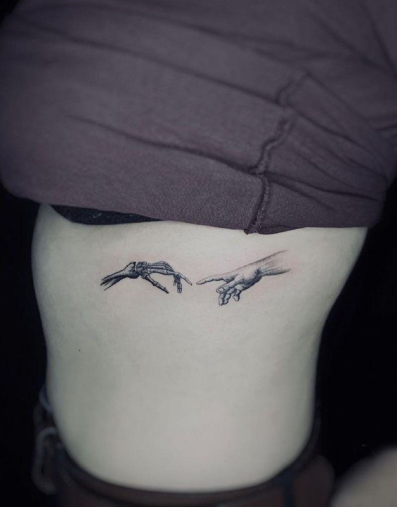 30 Pretty Creation of Adam Tattoos You Must Love