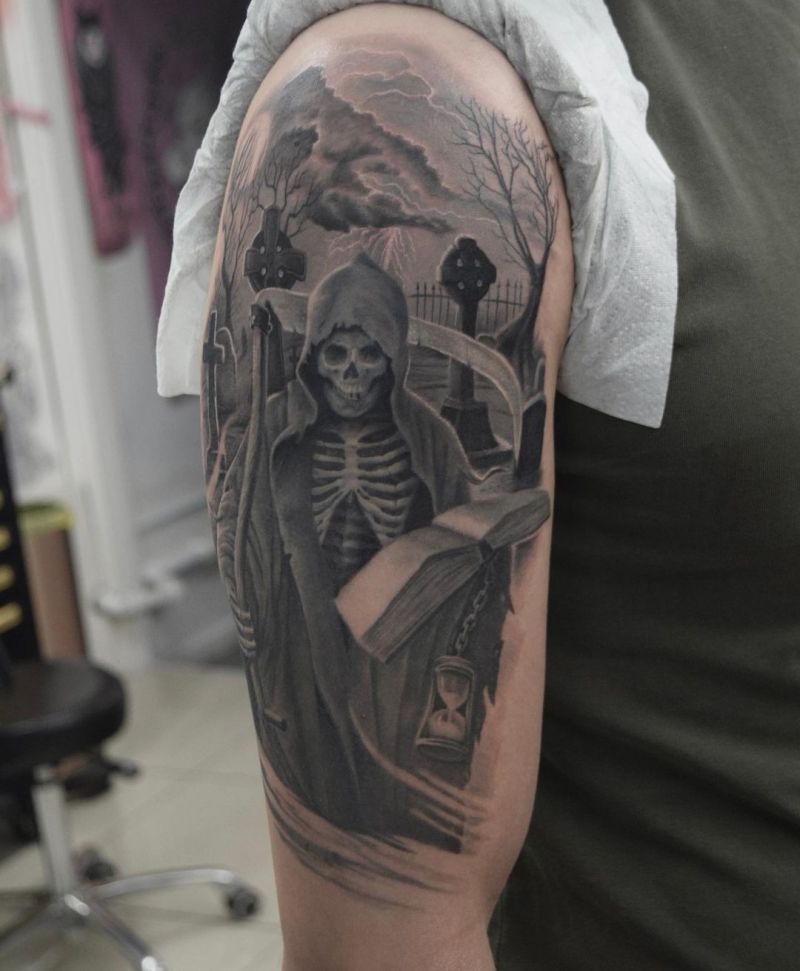 30 Gorgeous Grim Reaper Tattoos You Will Love