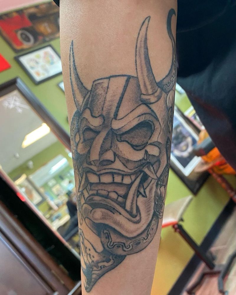 30 Unique Hannya Tattoos You Must Try