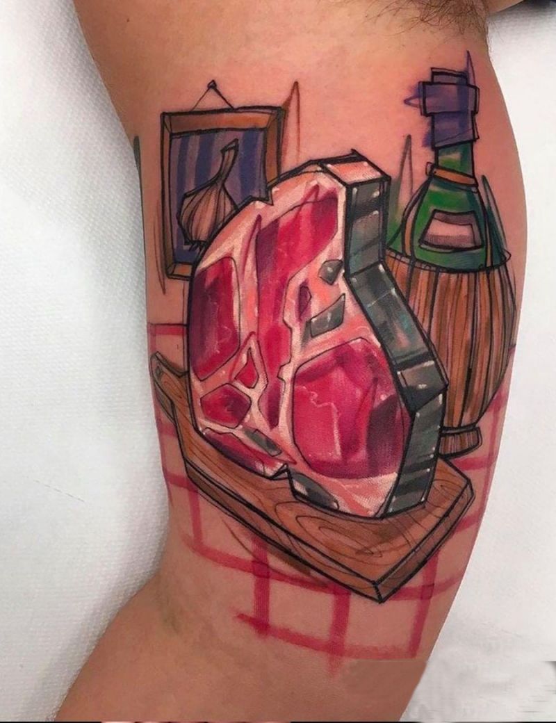 30 Unique Meat Tattoos You Can Copy