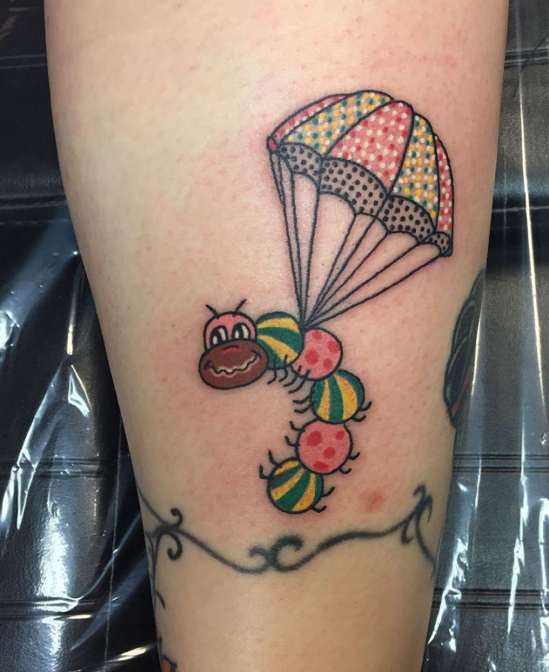 30 Unique Parachute Tattoos to Inspire You