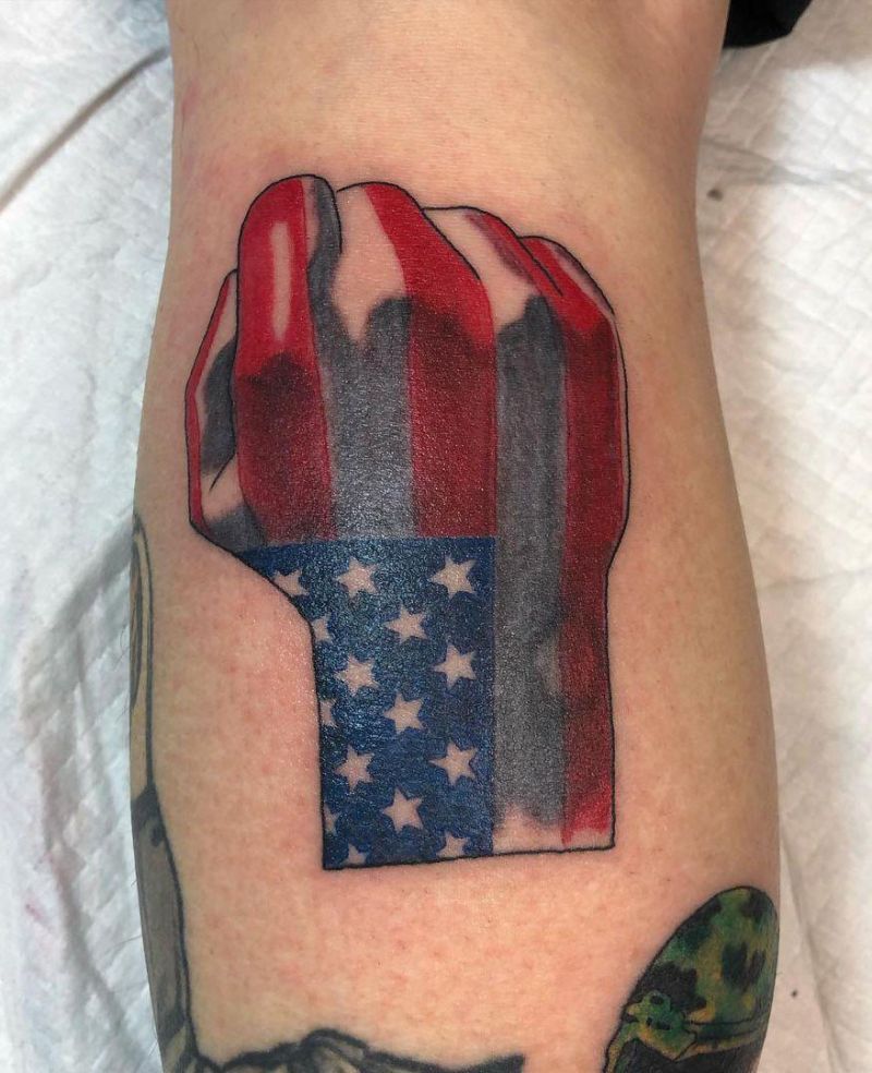 30 Pretty Raised Fist Tattoos to Inspire You