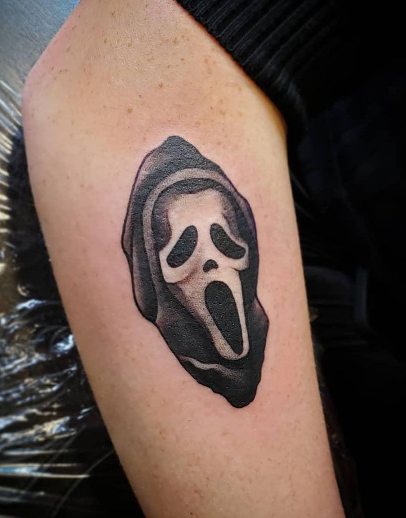 30 Pretty Scream Tattoos You Must Try