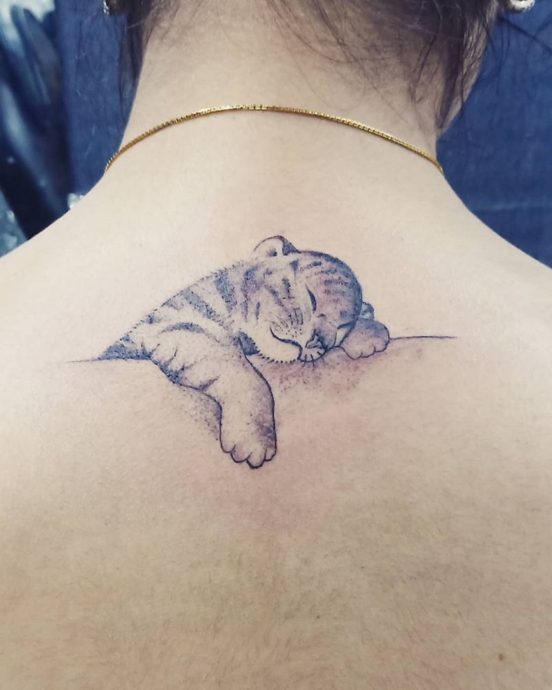 30 Adorable Baby Tiger Tattoos You Must Love