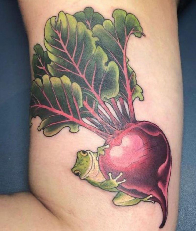 30 Pretty Beet Tattoos for Your Inspiration