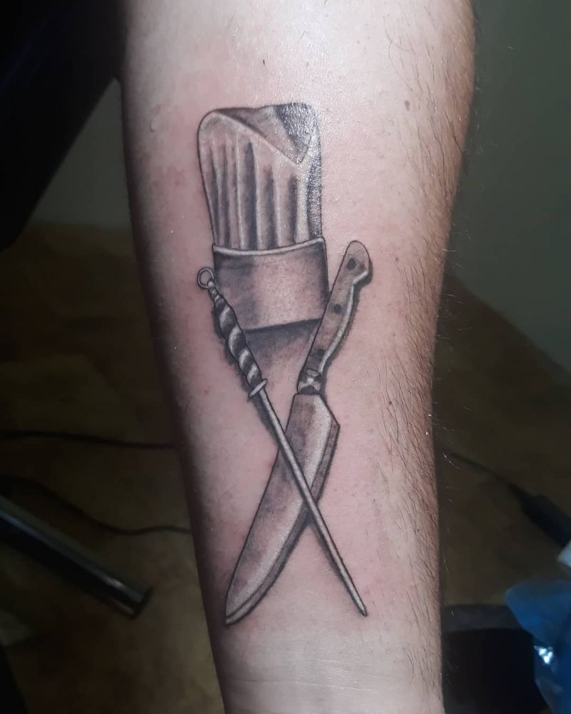 30 Pretty Chef Tattoos You Can Copy