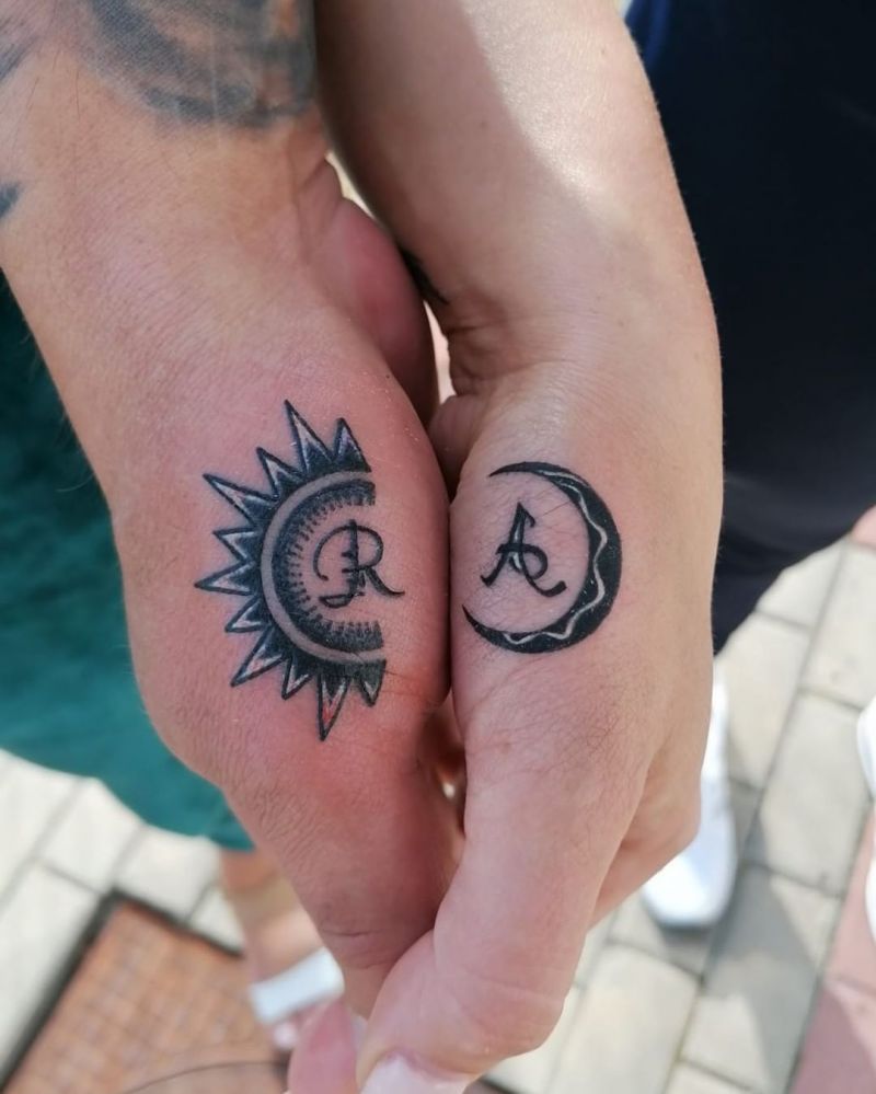 30 Pretty Couple Tattoos You Will Love