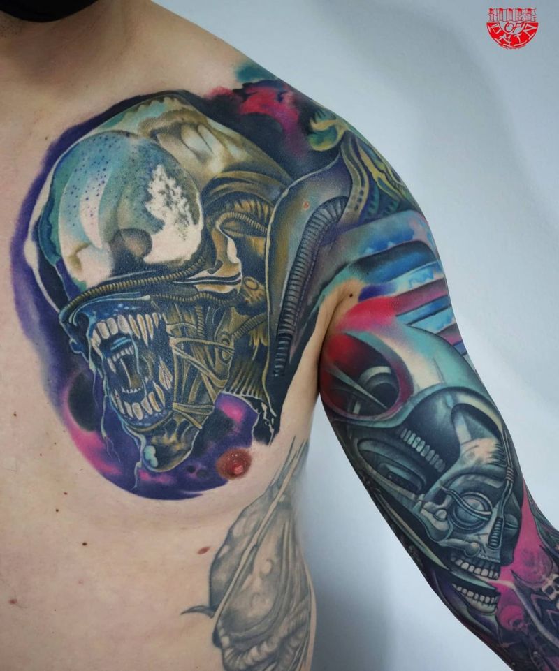 30 Pretty Giger Tattoos You Will Love