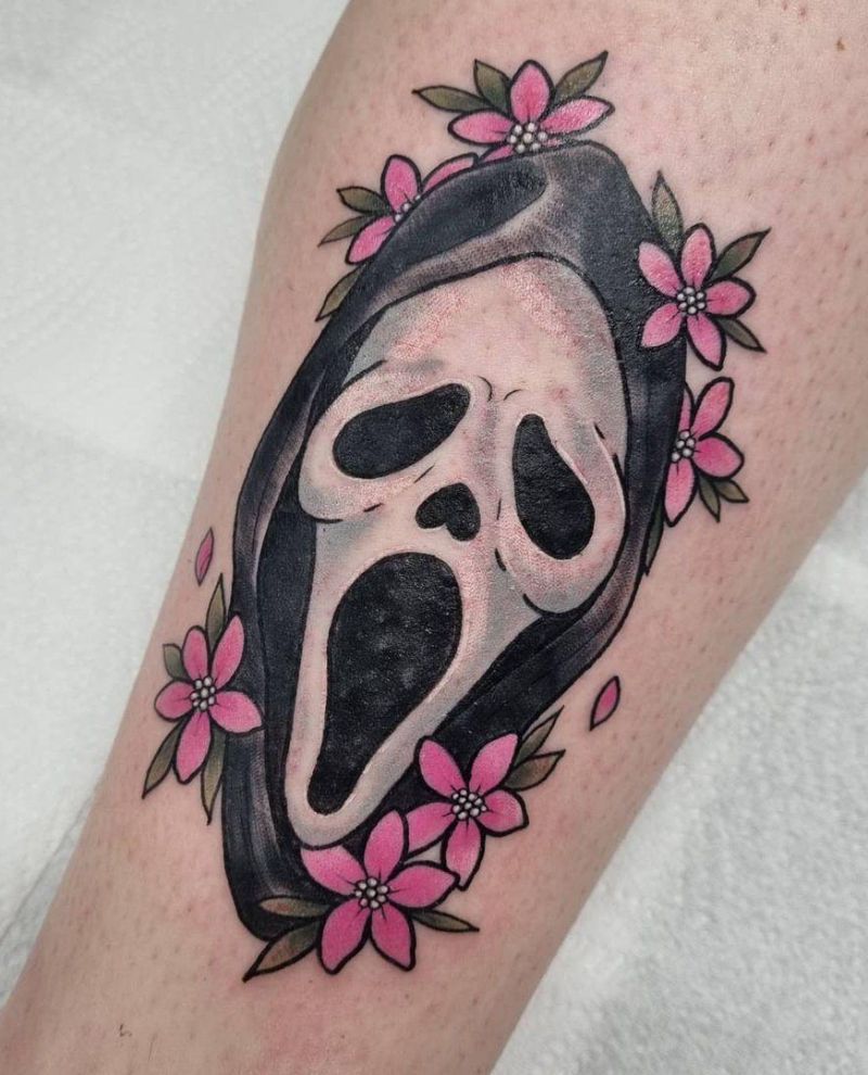 30 Pretty Scream Tattoos You Must Try