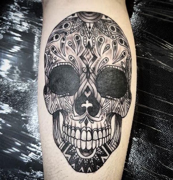 30 Pretty Sugar Skull Tattoos You Will Love