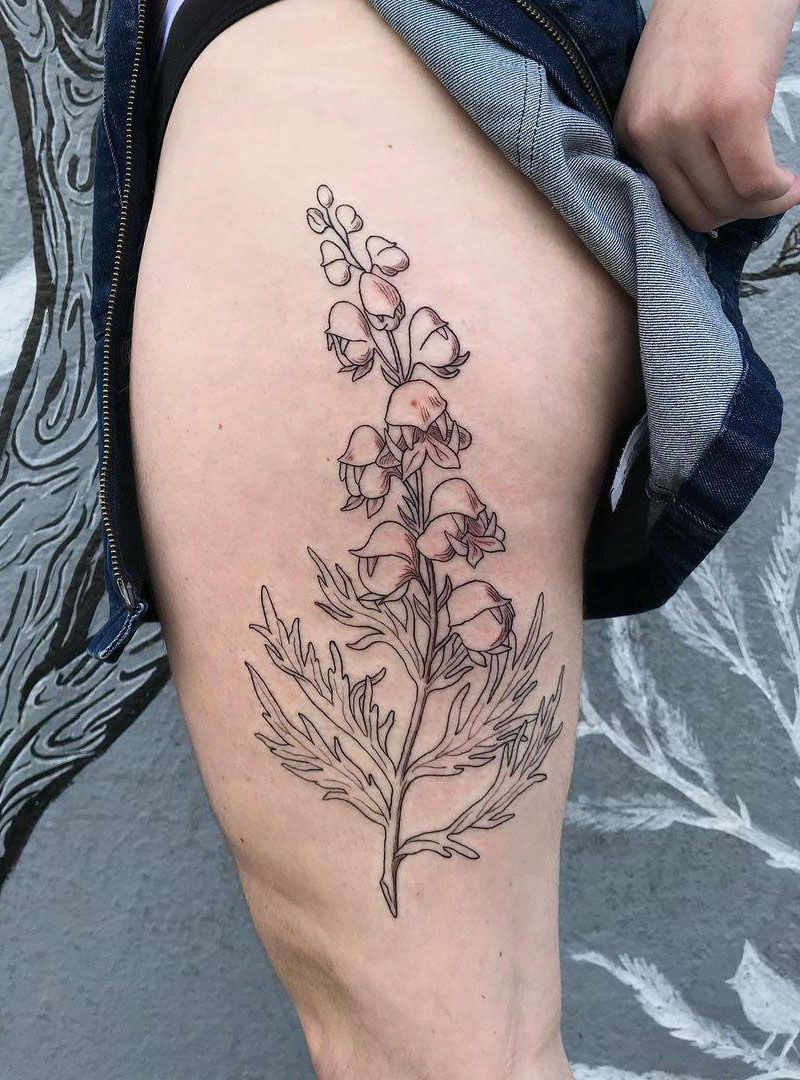 30 Pretty Wolfsbane Tattoos You Will Love