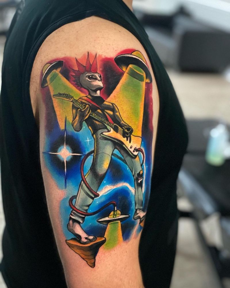 30 Unique Alien Tattoos You Can Copy