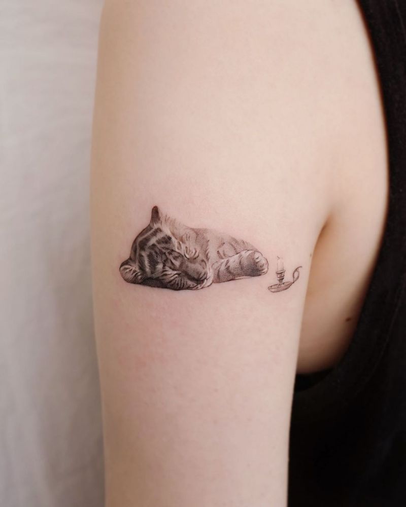 30 Adorable Baby Tiger Tattoos You Must Love