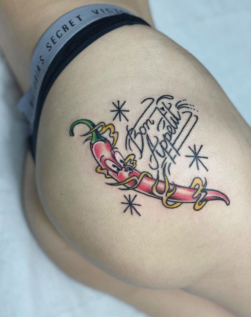 30 Pretty Chili Tattoos You Will Love