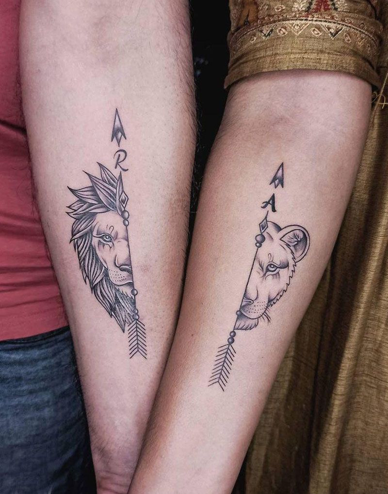 30 Pretty Couple Tattoos You Will Love