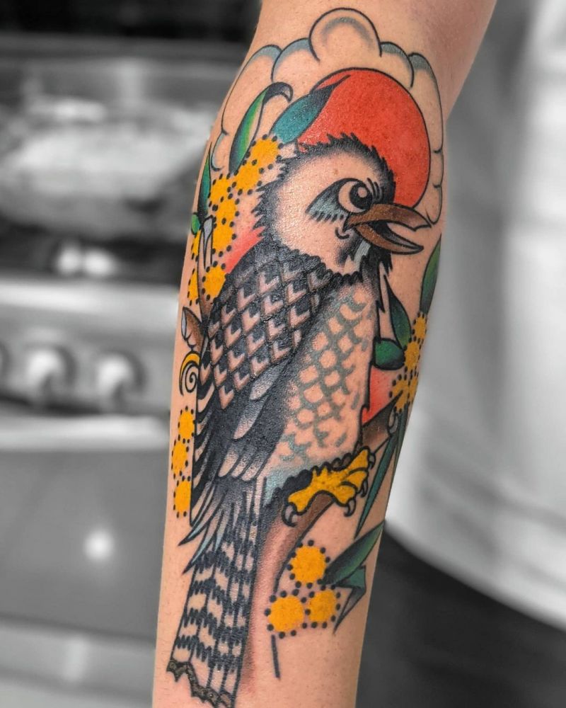 30 Pretty Kookaburra Tattoos You Can Copy