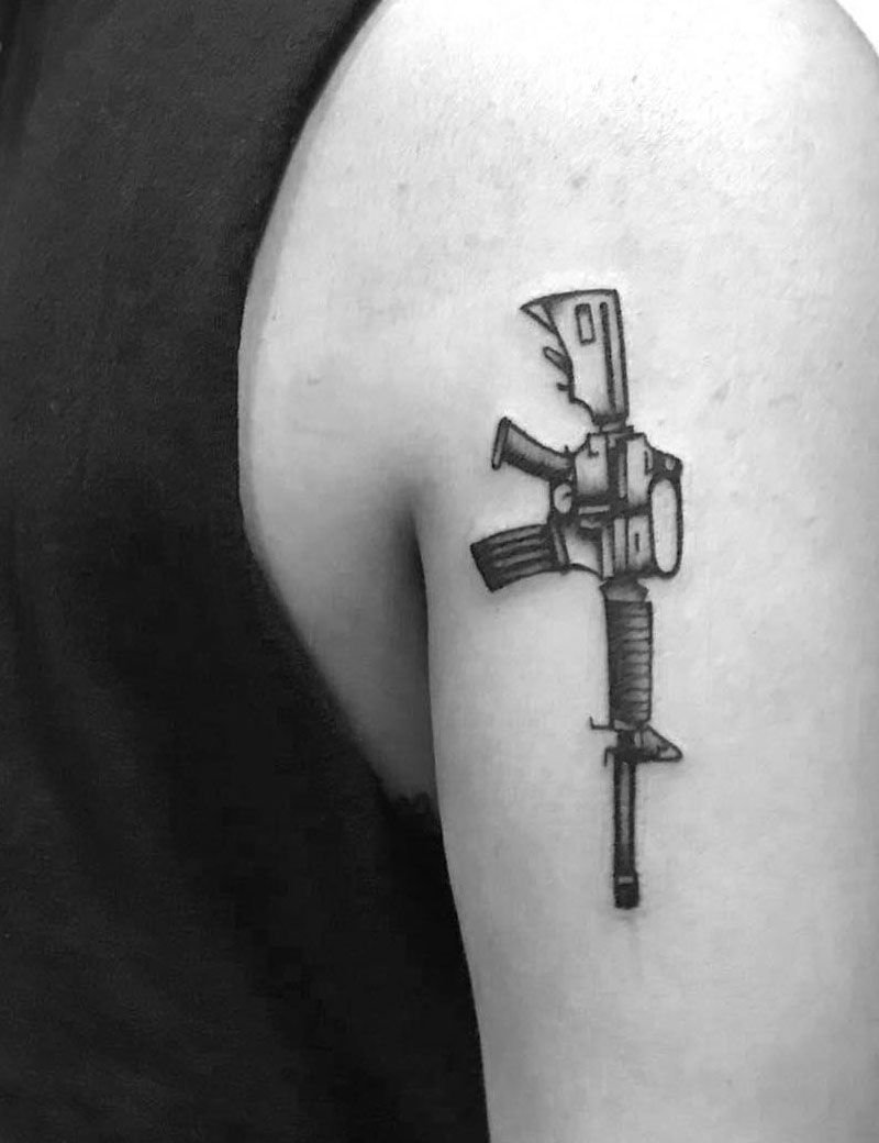 30 Pretty M16 Tattoos to Inspire You