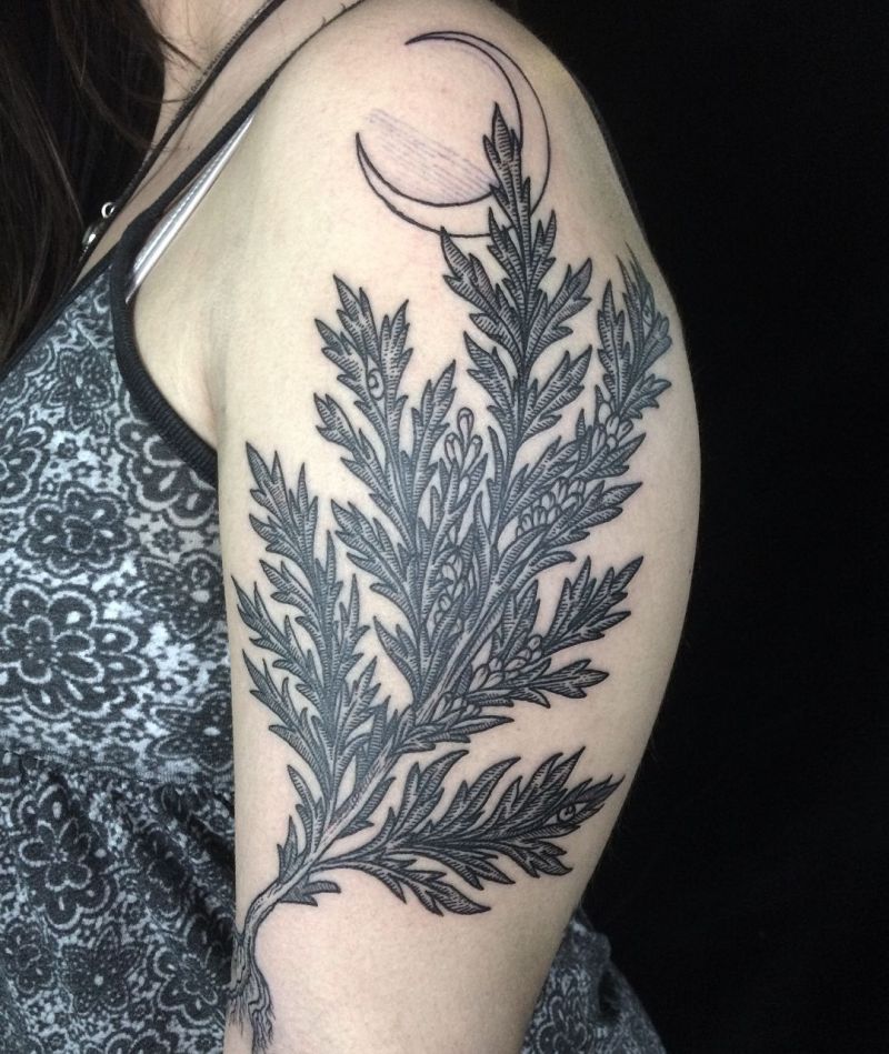 26 Pretty Mugwort Tattoos You Can Copy