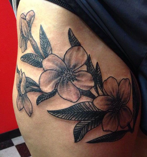 30 Pretty Oleander Tattoos Make You Attractive