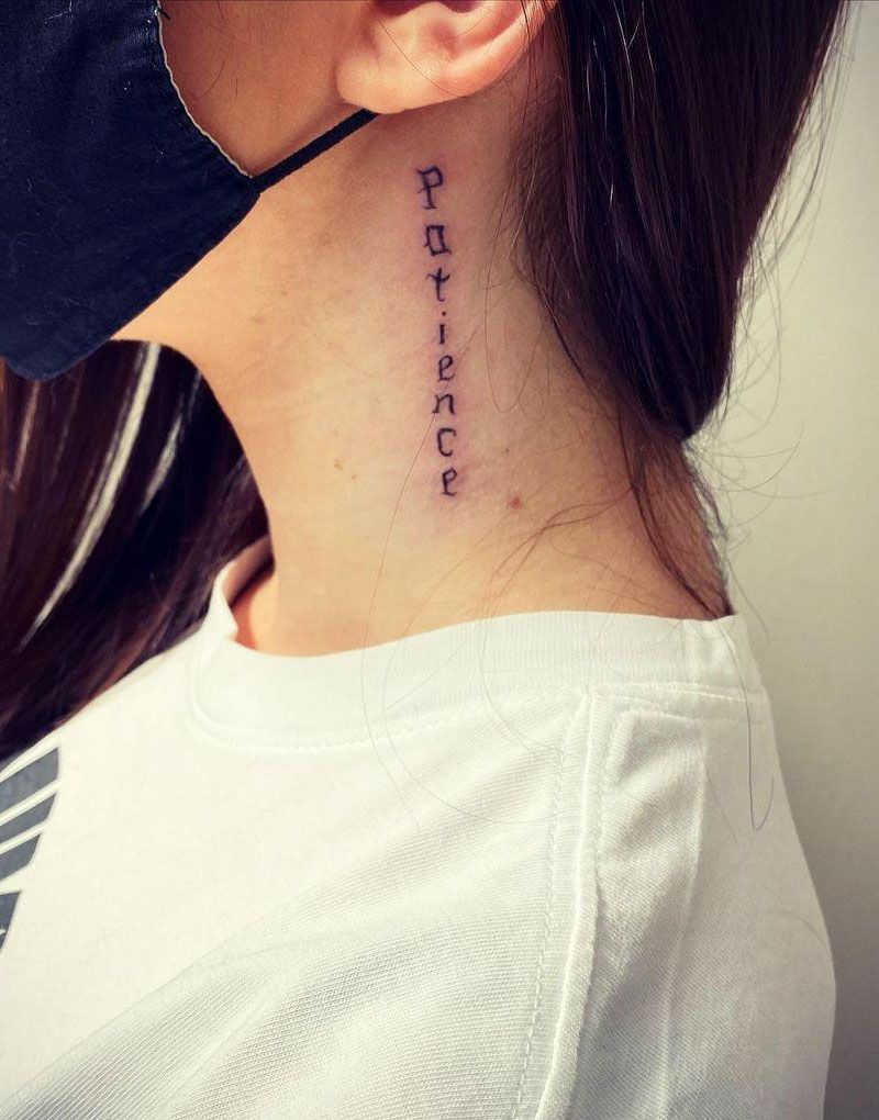 30 Pretty Patience Tattoos for Your Inspiration