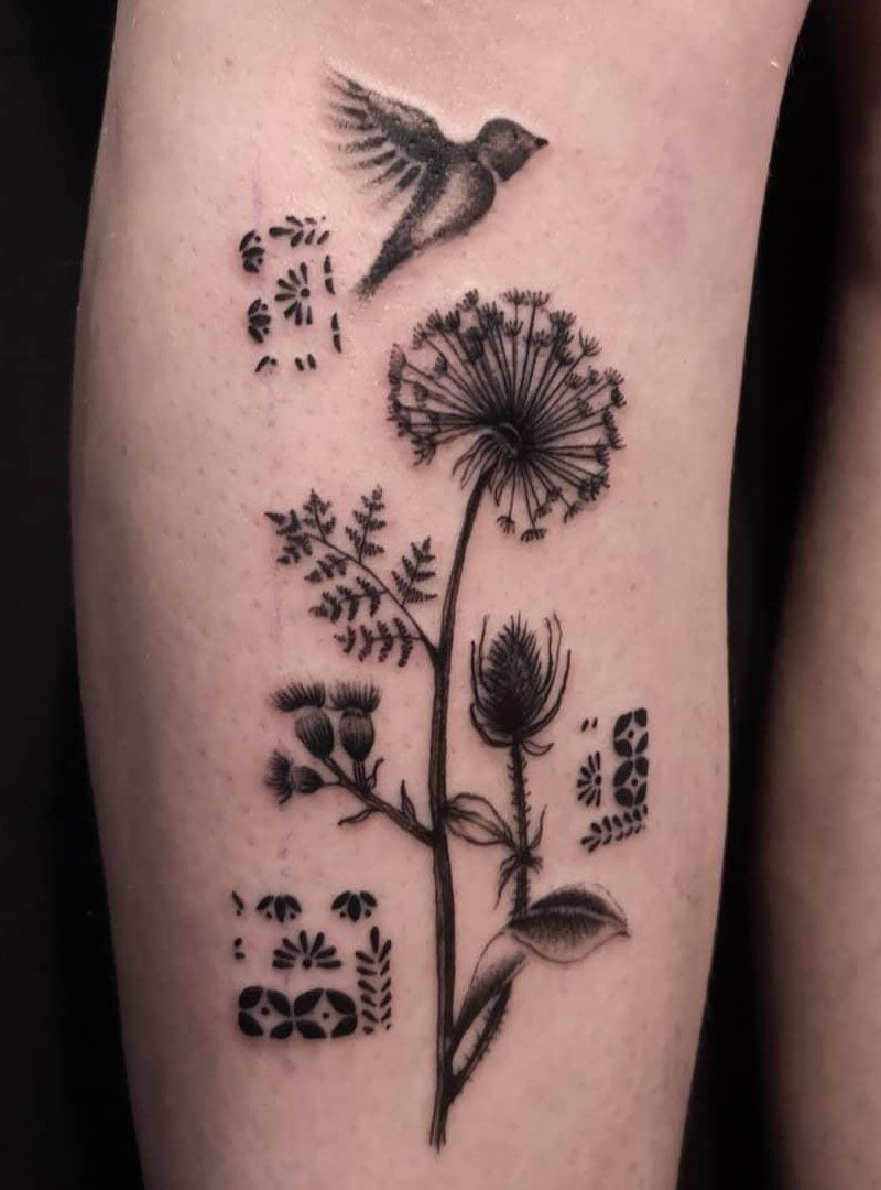 30 Pretty Thistle Tattoos Make You Attractive