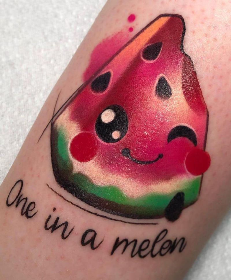 30 Pretty Watermelon Tattoos You Must Love