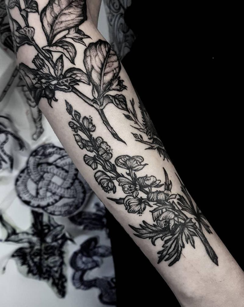 30 Pretty Wolfsbane Tattoos You Will Love