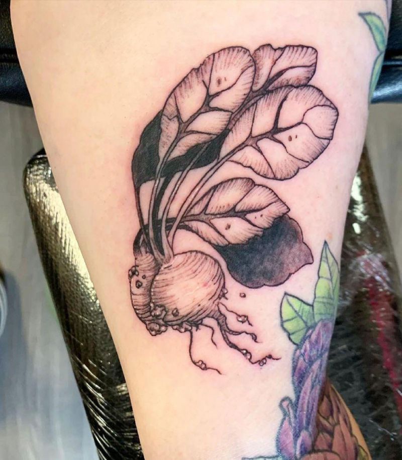 30 Pretty Beet Tattoos for Your Inspiration