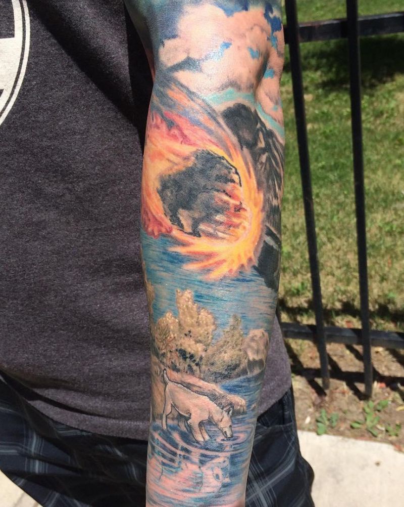 30 Pretty Comet Tattoos You Can Copy