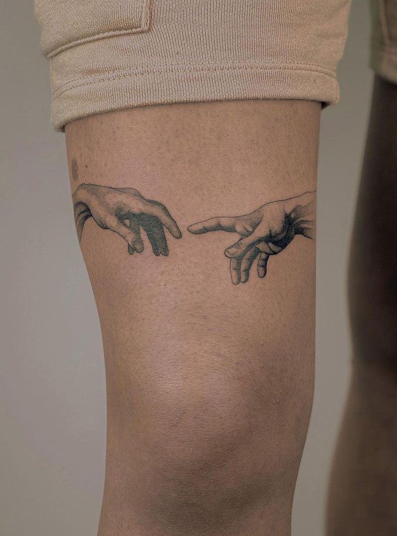 30 Pretty Creation of Adam Tattoos You Must Love