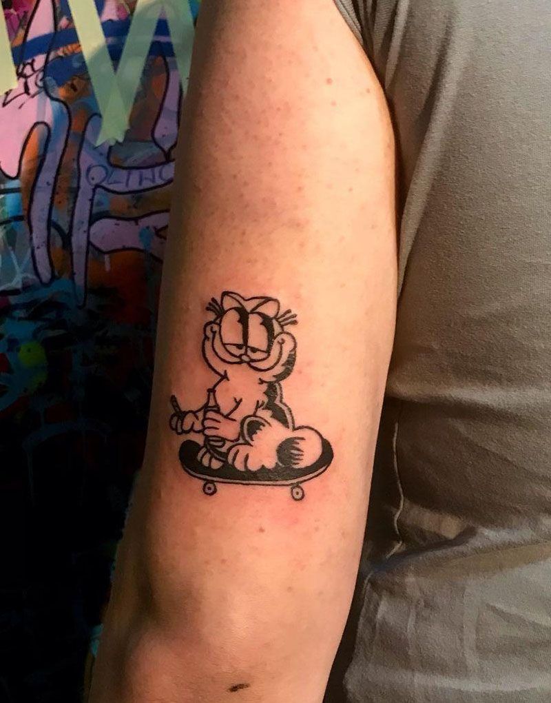 30 Cute Garfield Tattoos You Will Love