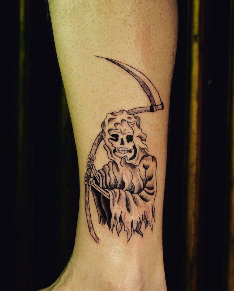30 Gorgeous Grim Reaper Tattoos You Will Love