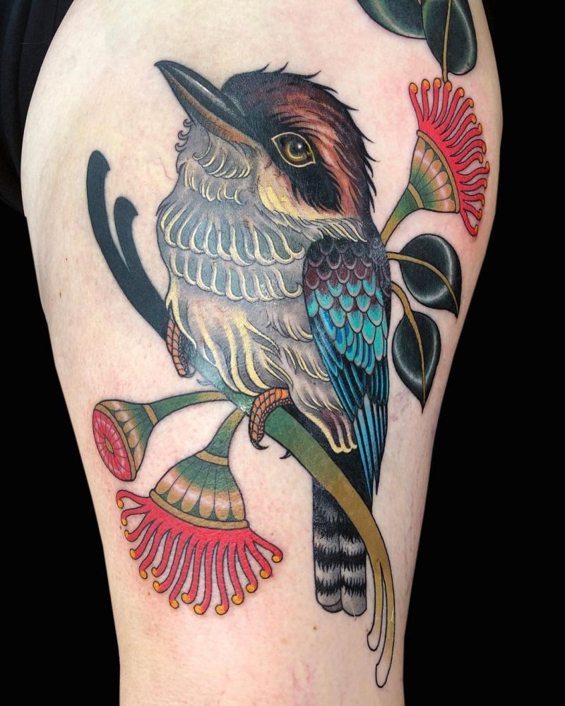 30 Pretty Kookaburra Tattoos You Can Copy