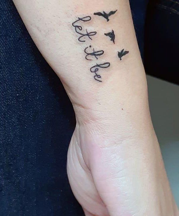 30 Pretty Let It Be Tattoos for Your Inspiration