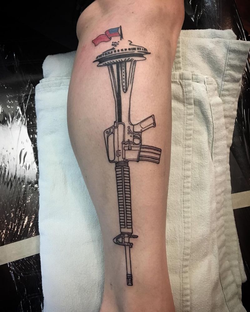 30 Pretty M16 Tattoos to Inspire You