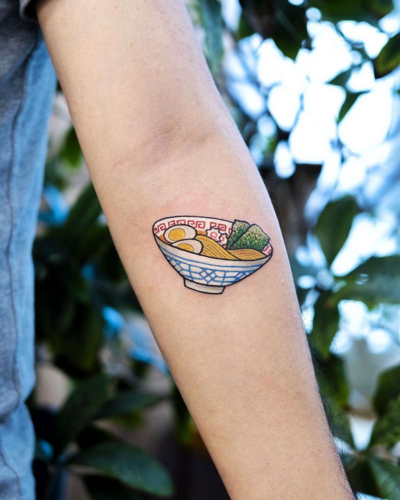 30 Pretty Noodle Tattoos You Will Love