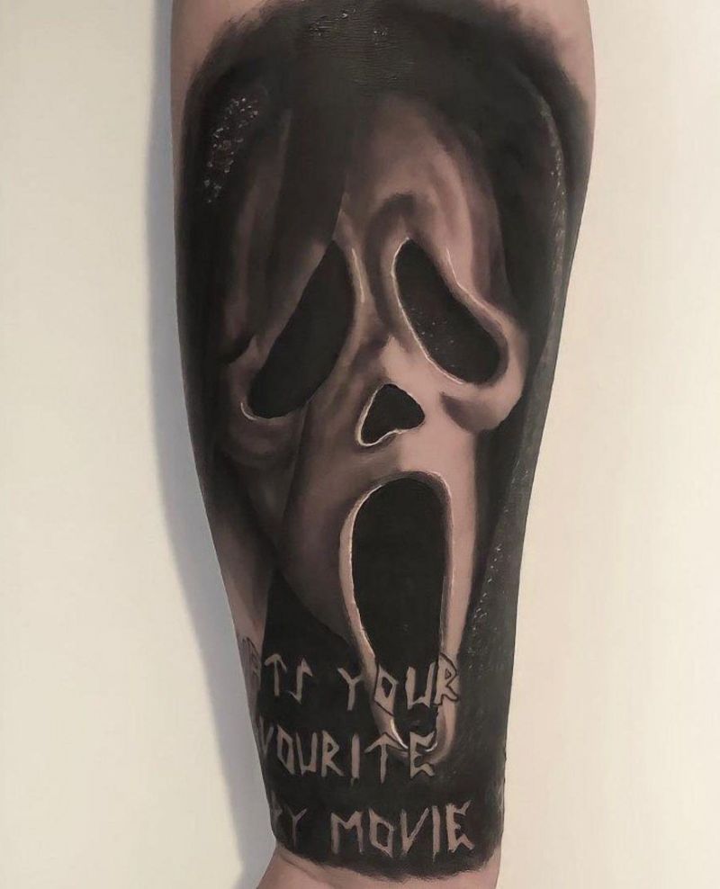 30 Pretty Scream Tattoos You Must Try