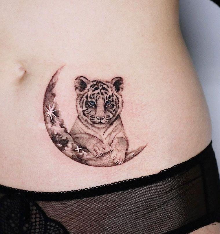 30 Adorable Baby Tiger Tattoos You Must Love