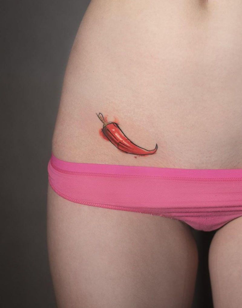 30 Pretty Chili Tattoos You Will Love