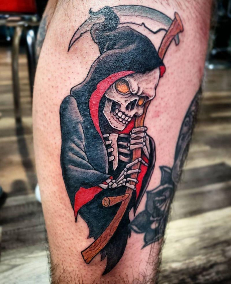 30 Gorgeous Grim Reaper Tattoos You Will Love
