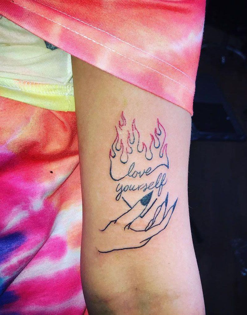 30 Pretty Love Yourself Tattoos You Must Try