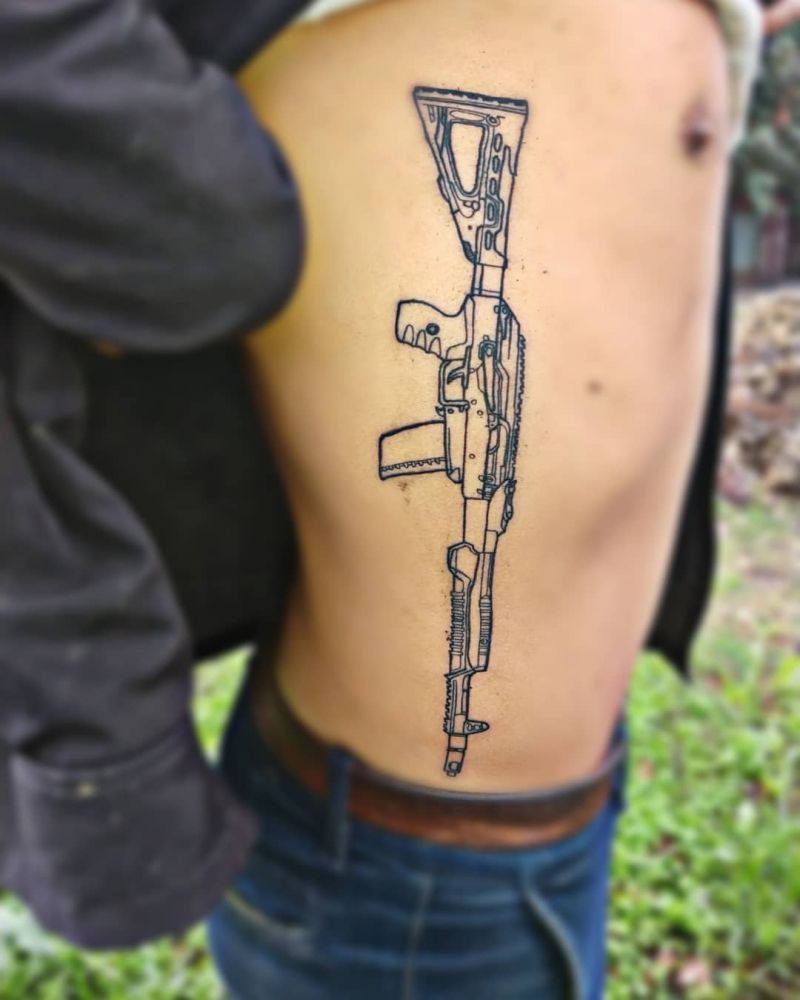 30 Pretty M16 Tattoos to Inspire You