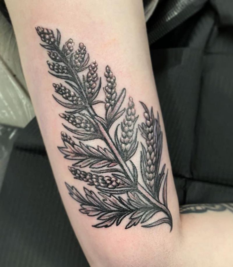 26 Pretty Mugwort Tattoos You Can Copy