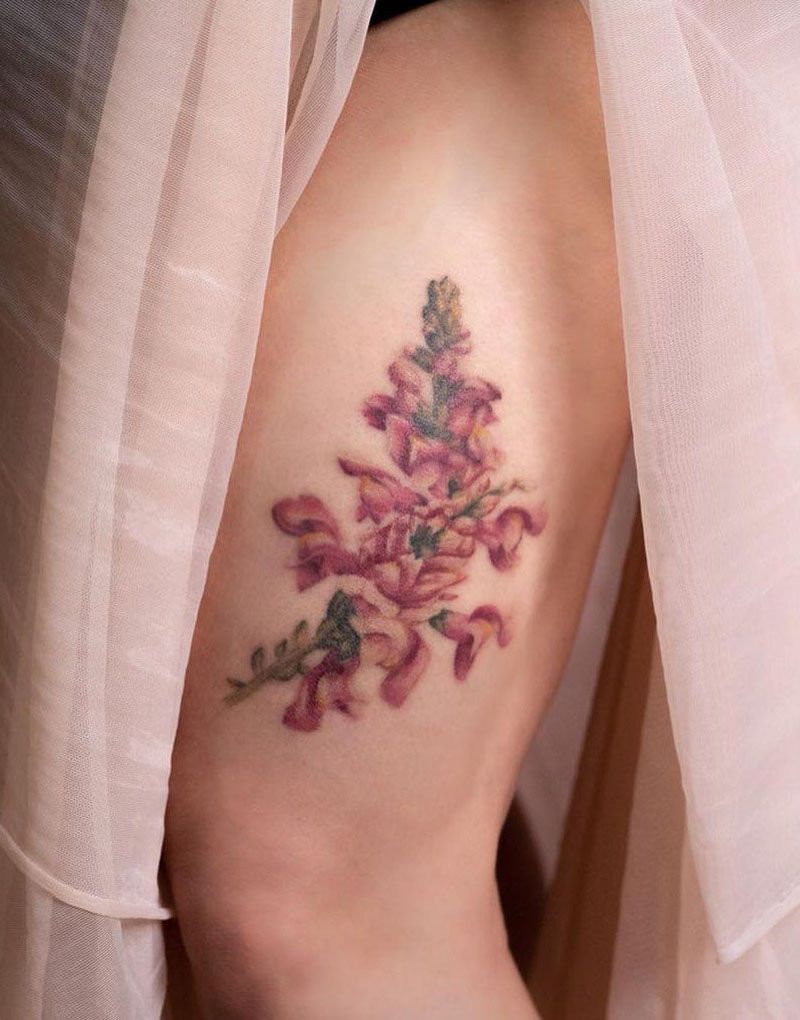 30 Pretty Snapdragon Tattoos to Inspire You