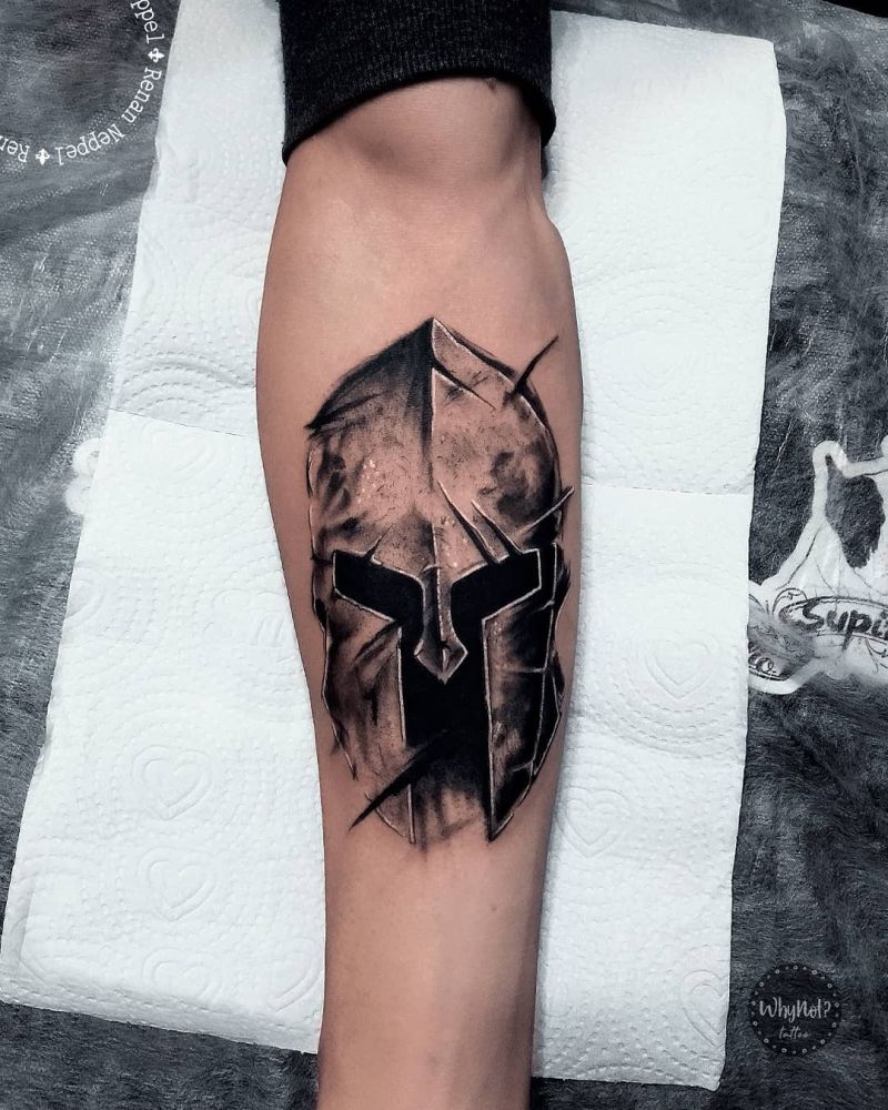 30 Great Spartan Tattoos You Can Copy