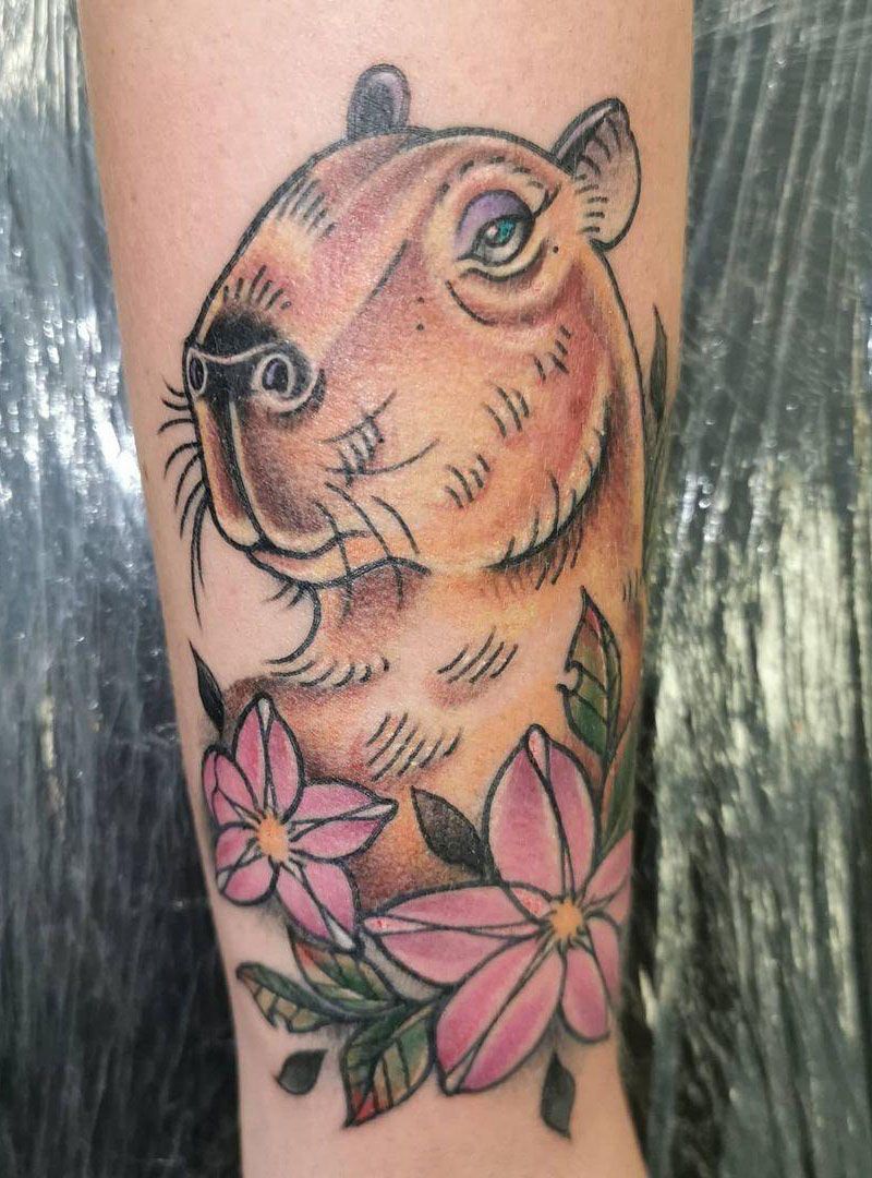 30 Pretty Capybara Tattoos You Can Copy